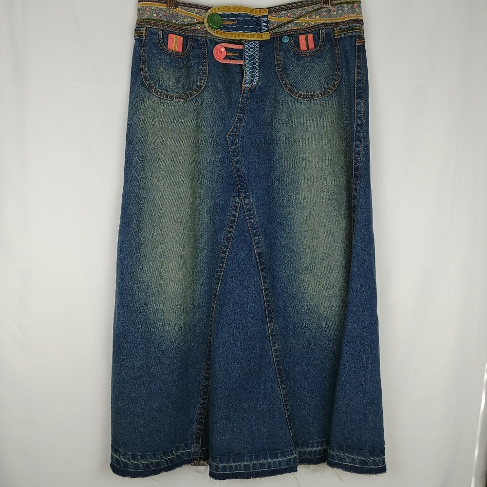 CAbi An Original By Carol Anderson Denim Skirt